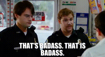 YARN | - That's badass. - That is badass. | Superbad (2007) | Video gifs by  quotes | ac7bf2bc | 