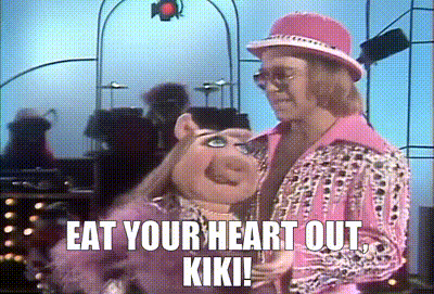 YARN | Eat your heart out, Kiki! | The Muppet Show (1976) - S02E14 Elton  John | Video gifs by quotes | ae200eda | 紗