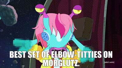 YARN, Best set of elbow-titties on Morglutz., Rick and Morty (2013) -  S05E03 A Rickconvenient Mort, Video gifs by quotes, ae51a66a