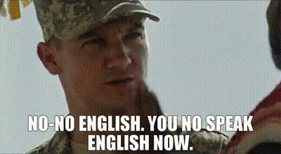 Yarn No No English You No Speak English Now The Hurt Locker 08 Video Gifs By Quotes Af142ca6 紗