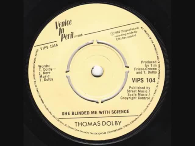 Quiz for What line is next for "Thomas Dolby- She Blinded Me With Science"? screenshot