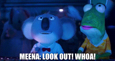 YARN | - MEENA: Look out! - Whoa! | Sing 2 | Video gifs by quotes |  b055987f | 紗