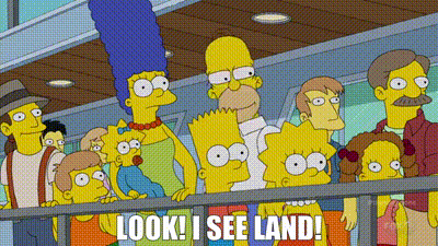 YARN | Look! I see land! | The Simpsons (1989) - S26E10 Comedy | Video  clips by quotes | b3f0d599 | 紗