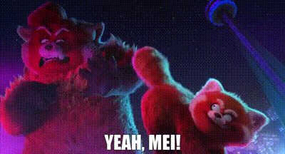 YARN, Yeah, Mei!, Turning Red, Video gifs by quotes, b49183b8