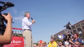 He gave out his email address jeb@jeb.org, which he said he did as governor of Florida and