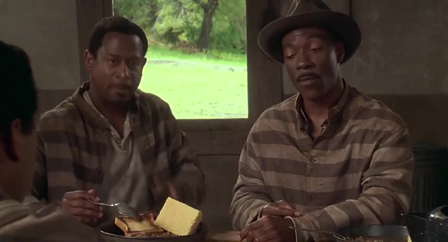 Motherfucker, you can't have my corn bread, that's for damn sure.