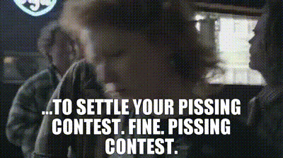 Pissing Contest Gif