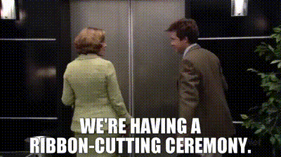 YARN | We're having a ribbon-cutting ceremony. | Arrested Development  (2003) - S02E02 The One Where They Build a House | Video gifs by quotes |  b9a74d76 | 紗