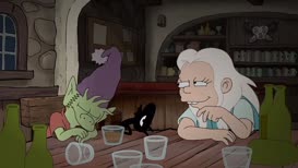 Quiz for What line is next for "Disenchantment "?