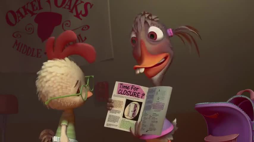 Quiz for What line is next for "Chicken Little "? screenshot