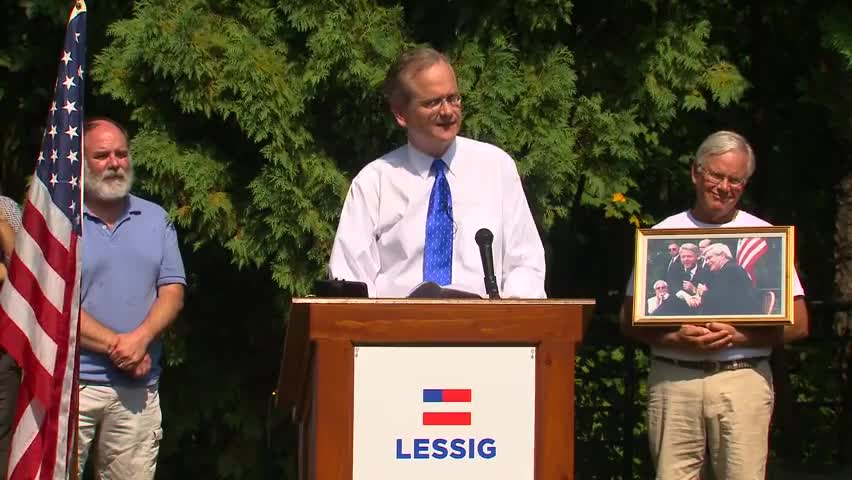 Quiz for What line is next for "Larry Lessig Announces His Candidacy for President"? screenshot