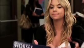 You're giving her a book of horse pictures?
