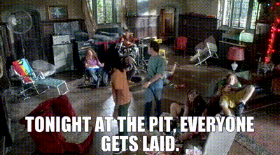 YARN | Tonight at the pit, Everyone Gets Laid. | PCU (1994) | Video gifs by  quotes | bbcfa5d2 | 紗