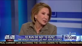 Quiz for What line is next for "Carly Fiorina On the Record with Greta Van Susteren"?
