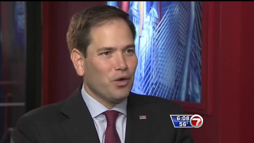 you know will respond because it's fun to watch him blow up even more thank you thank you Rubio was also running against Jeb bush who