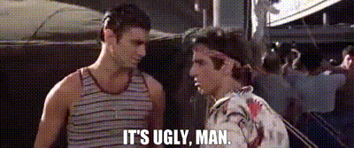 YARN | It's ugly, man. | Scarface (1983) | Video gifs by quotes | be7b31d4  | 紗