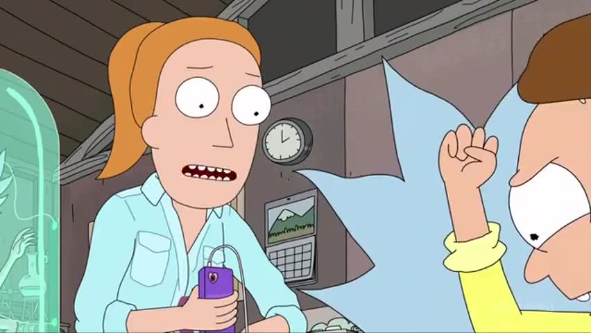 Rick and Morty (2013) - S02E07 clip with quote Feel what he's feel...