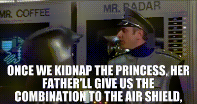 YARN | Once we kidnap the princess, her father'll give us the combination  to the air shield, | Spaceballs (1987) | Video gifs by quotes | c060c0e9 | 紗