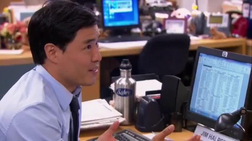 You don't work here! You're not Jim!