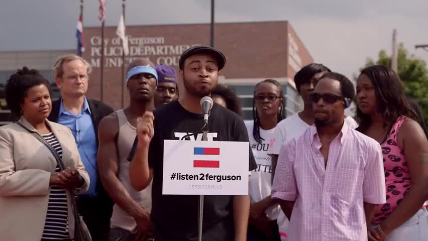 to Ferguson I said we need an ideal quality at the center of this campaign center