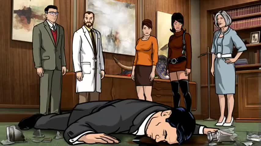 YARN | Good God. You'd think he was half fainting goat. | Archer (2009) -  S02E08 Animation | Video clips by quotes | c690f5fe | 紗