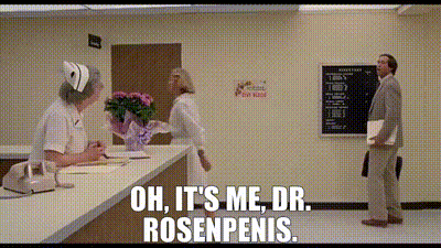 YARN | Oh, it's me, Dr. Rosenpenis. | Fletch (1985) | Video gifs by quotes  | c772f1df | 紗