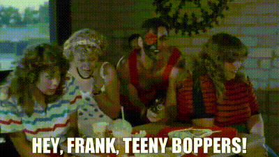 YARN | Hey, Frank, teeny boppers! | The Toxic Avenger (1985) | Video gifs  by quotes | c7e20e6b | 紗