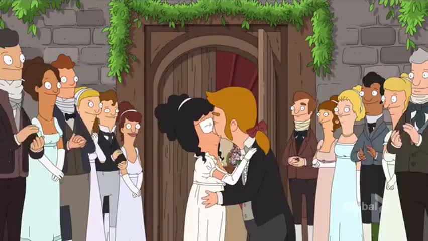 Clip image for 'And Sir Bob and Linda were also married,