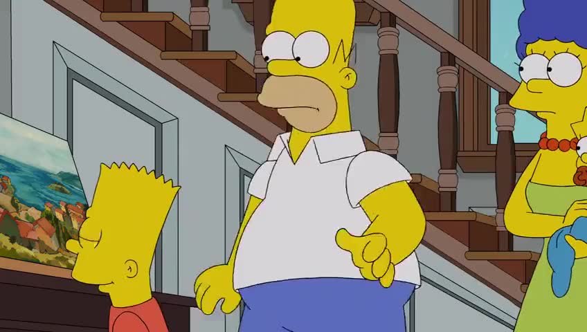 Bart, stop looking at it!
