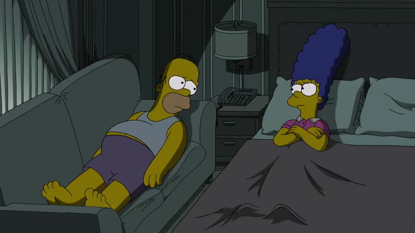 YARN (Marge groans) The Simpsons (1989) - S30E02 Heartbreak Hotel Video cli...