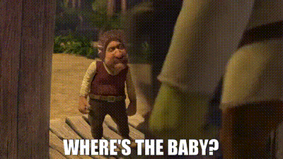 YARN, Where's the baby?, Shrek the Third (2007), Video gifs by quotes, c8f06b18