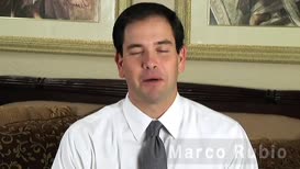 I am Marco Rubio there's only four days left in this fund raising or and I need your help you see all across the state of Florida our
