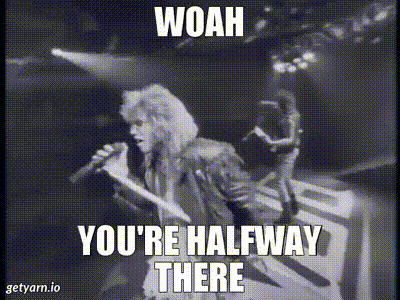 YARN | Woah You're halfway there | Bon Jovi - Livin' On A Prayer | Video  gifs by quotes | c9f6b2ee | 紗