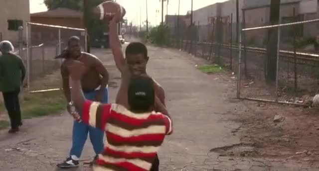 Yo, Rock! Give the little nigga the ball back.