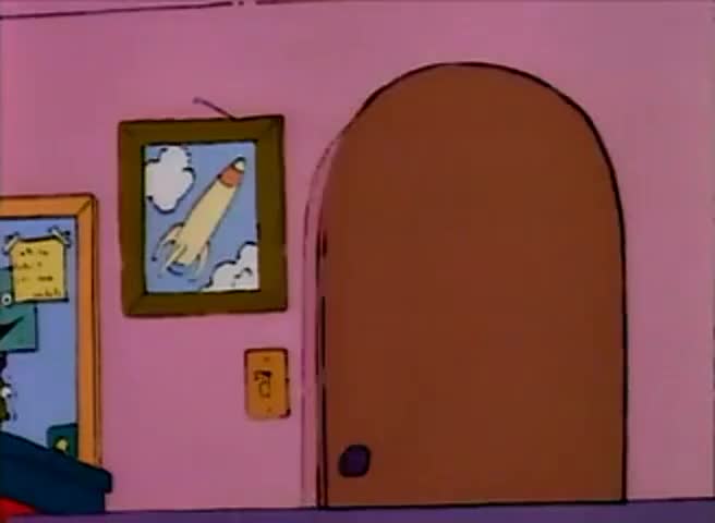 -Bart? What are you doing?! -Nothing.