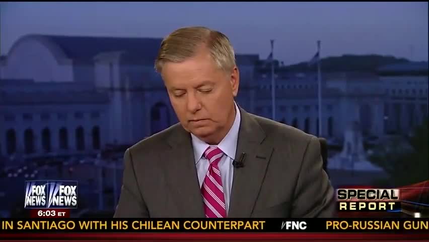 Clip image for 'Graham center thanks for being here let's start with the your reaction to this day news well I think it's an insult to the intelligence of the American people and quite frankly a disservice our