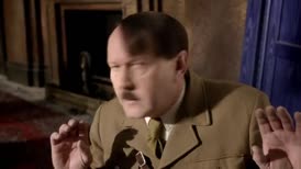 - He was going to kill me. -Shut up, Hitler.