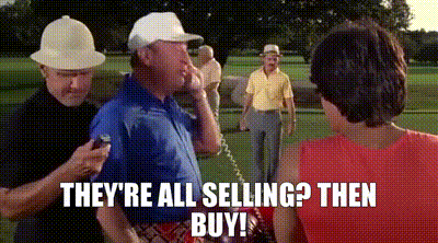 YARN | They're all selling? Then buy! | Caddyshack (1980) | Video gifs by  quotes | d02b66be | 紗