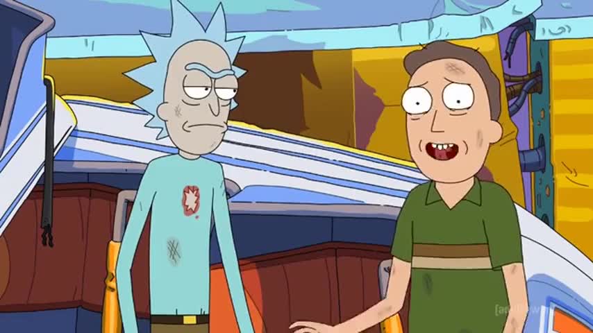 Quiz for What line is next for "Rick and Morty - S03E05 Whirly Dirly Conspiracy"? screenshot