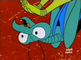 Zorak, you get down from that ceiling and play me to the desk.
