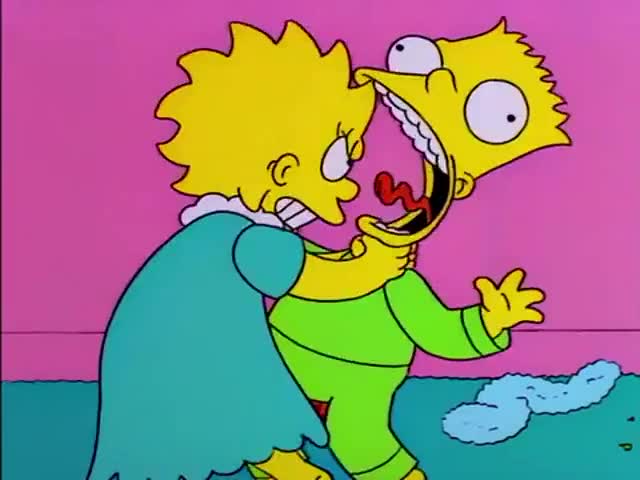 Lisa, no! Your hands are too weak!
