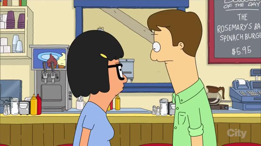 Quiz for What line is next for "Bob's Burgers - S08E11 Sleeping with the Frenemy "? screenshot