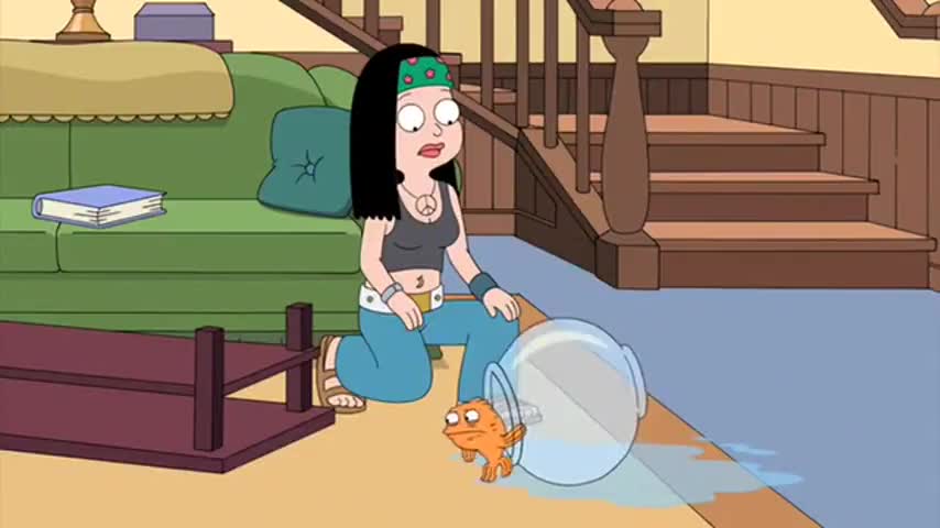YARN | Don't let her see that you're suffocating. | American Dad! (2005) -  S05E10 Comedy | Video clips by quotes | d1e3a9d4 | 紗