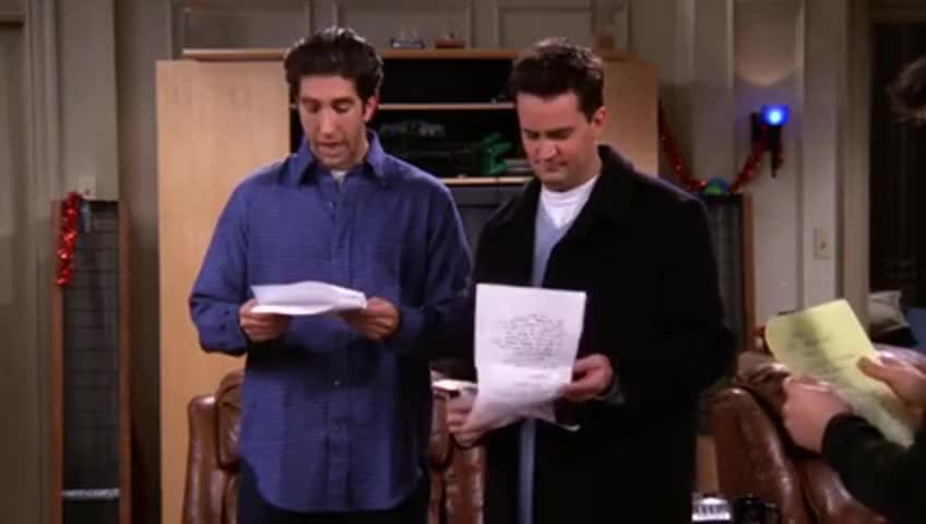"I am sorry, Chandler."