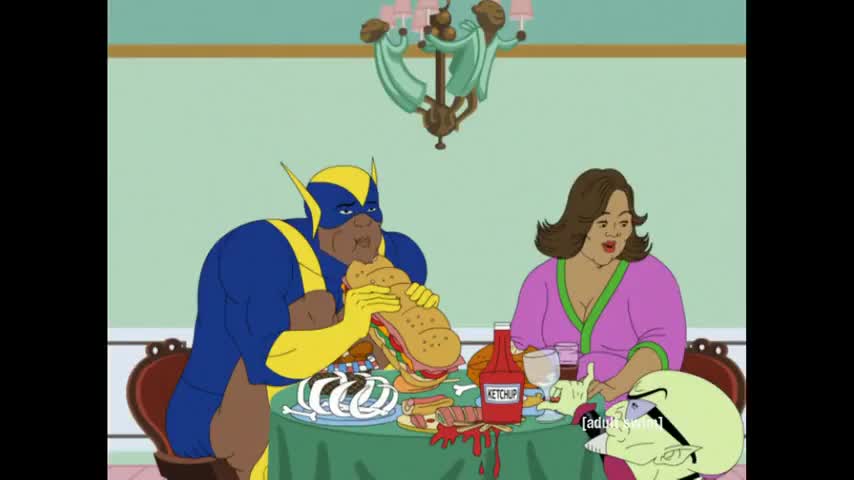 YARN, A body reshaper., Harvey Birdman, Attorney at Law (2000) - S03E01  Booty Noir - Animation, Video gifs by quotes, 944549dc