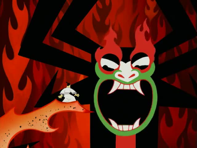 the deliverer of darkness, the shogun of sorrow, Aku?
