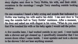 and rang the bell to Terry Hobbs' residence.