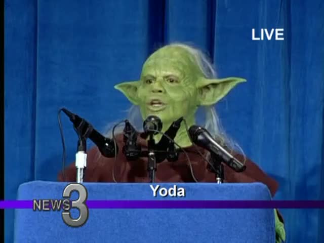 Yoda that was not.