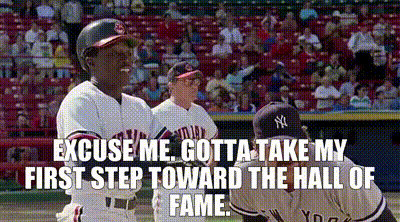 YARN | Excuse me. Gotta take my first step toward the Hall of Fame. | Major  League (1989) | Video clips by quotes | d876d2c2 | 紗