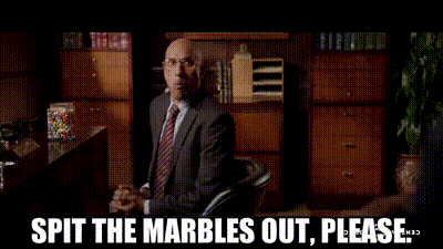YARN | Spit the marbles out, please. | Key & Peele - Marbles | Video gifs  by quotes | d88106c3 | 紗